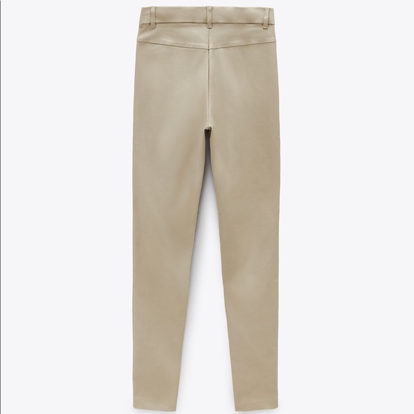 Coated High Waisted Leggings - Picture 5 of 10